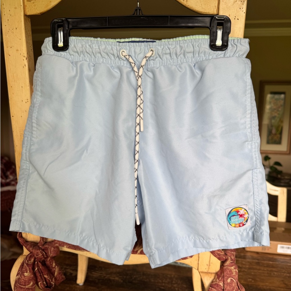 Light Blue Men's Swim Shorts